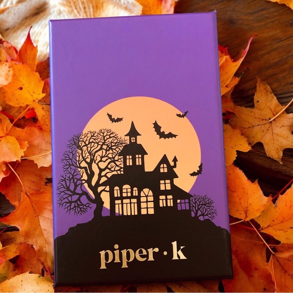 Piper K Rhinestone Dangle Skeleton Earrings - Picture 4 of 4